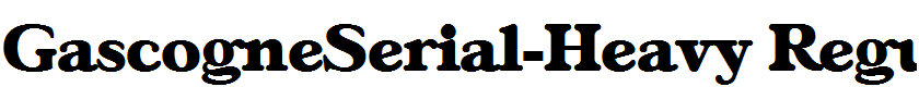 GascogneSerial-Heavy Regular