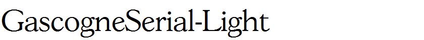 GascogneSerial-Light