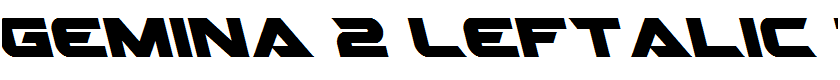 Gemina 2 Leftalic Italic