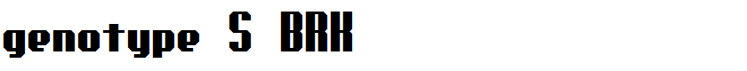 genotype S BRK