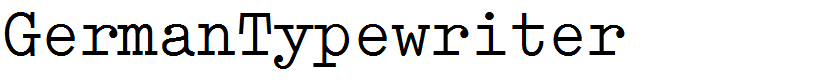 GermanTypewriter