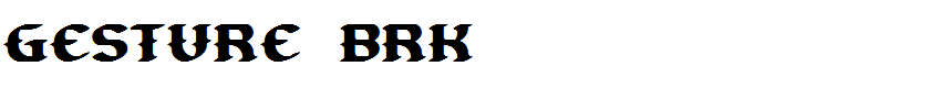Gesture BRK