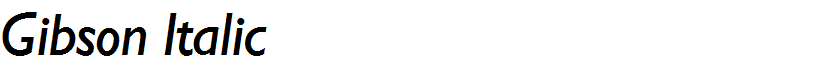 Gibson Italic