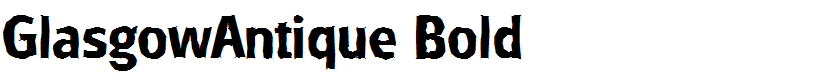 GlasgowAntique Bold