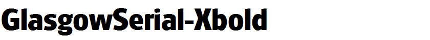 GlasgowSerial-Xbold