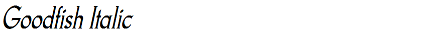 Goodfish Italic