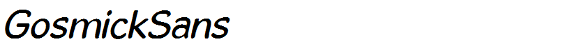 GosmickSans