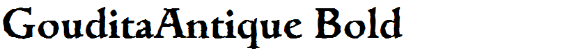 GouditaAntique Bold