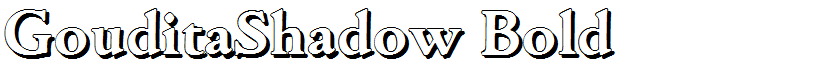 GouditaShadow Bold
