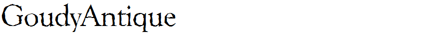 GoudyAntique