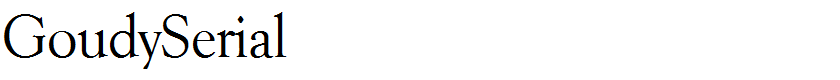 GoudySerial