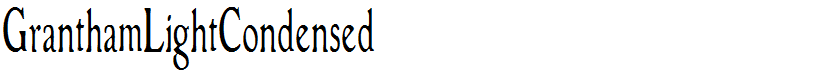 GranthamLightCondensed