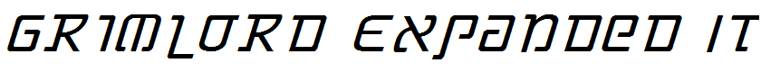 Grimlord Expanded Italic Expanded Italic