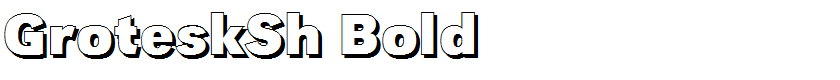 GroteskSh Bold