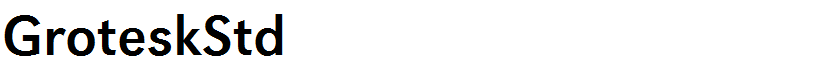 GroteskStd