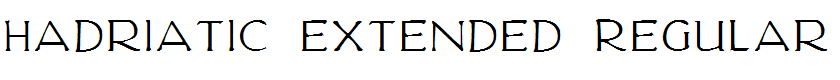 Hadriatic Extended Regular