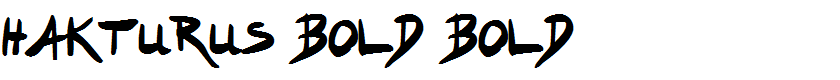 Hakturus Bold Bold