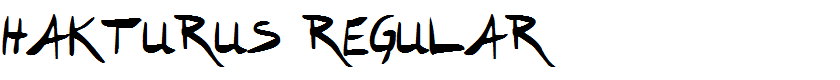 Hakturus Regular