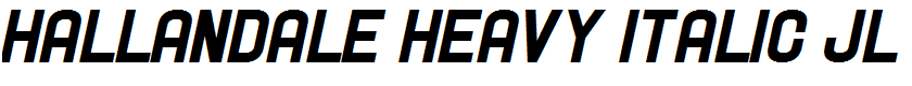 Hallandale Heavy Italic JL