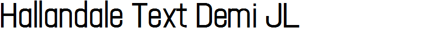 Hallandale Text Demi JL