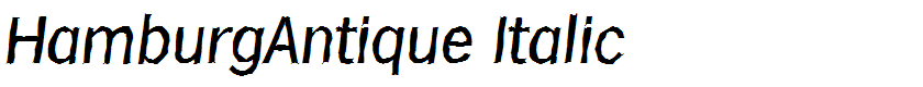 HamburgAntique Italic