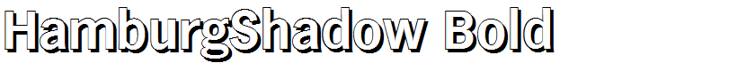 HamburgShadow Bold