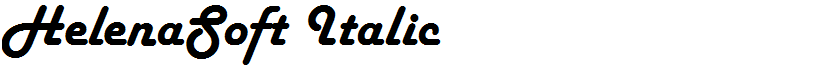 HelenaSoft Italic