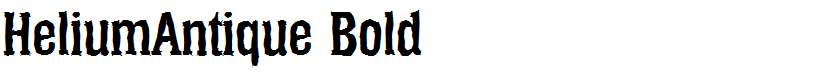 HeliumAntique Bold