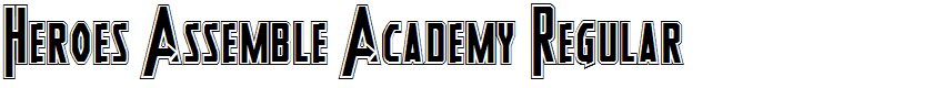 Heroes Assemble Academy Regular