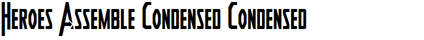 Heroes Assemble Condensed Condensed