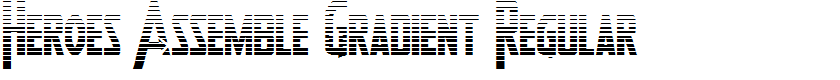 Heroes Assemble Gradient Regular