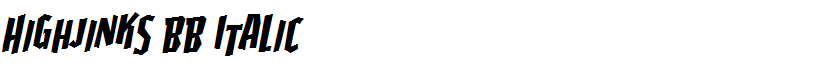 Highjinks BB Italic