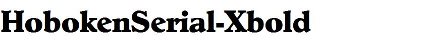 HobokenSerial-Xbold