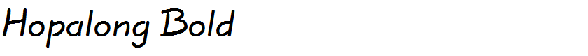Hopalong Bold