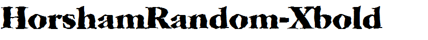 HorshamRandom-Xbold