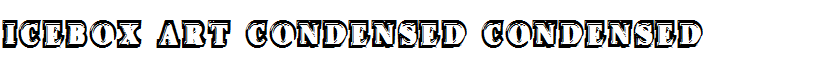 Icebox Art Condensed Condensed