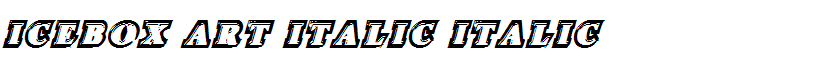 Icebox Art Italic Italic