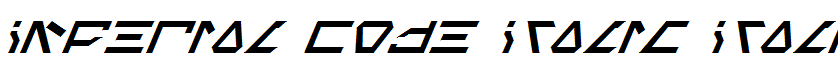 Imperial Code Italic Italic