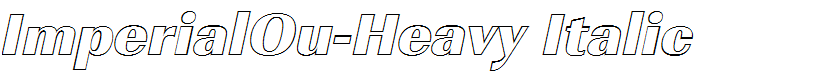ImperialOu-Heavy Italic