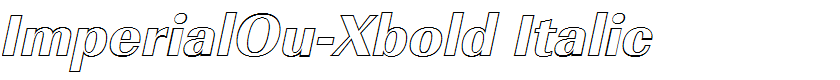ImperialOu-Xbold Italic