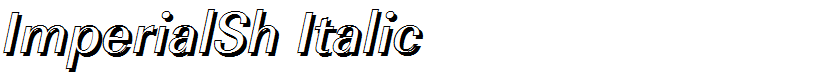 ImperialSh Italic