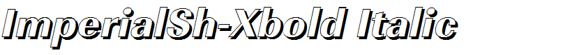 ImperialSh-Xbold Italic