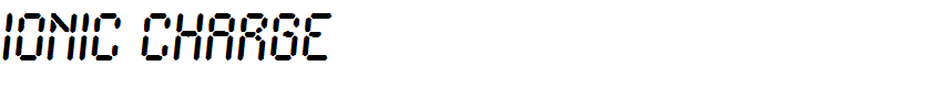 Ionic Charge
