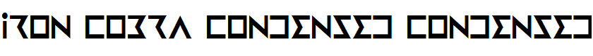 Iron Cobra Condensed Condensed