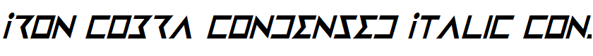 Iron Cobra Condensed Italic Condensed Italic