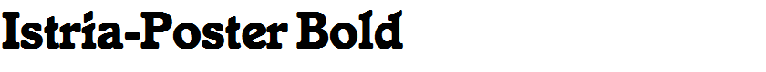 Istria-Poster Bold