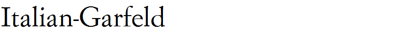 Italian-Garfeld