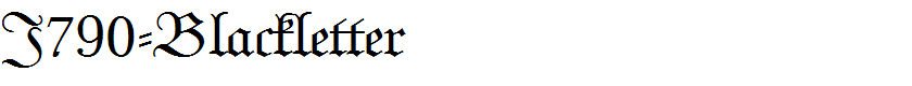 J790-Blackletter