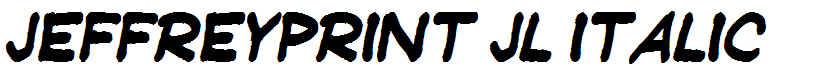 JeffreyPrint JL Italic