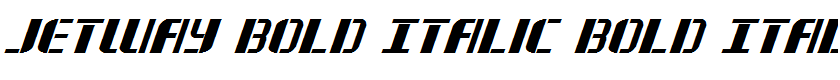 Jetway Bold Italic Bold Italic